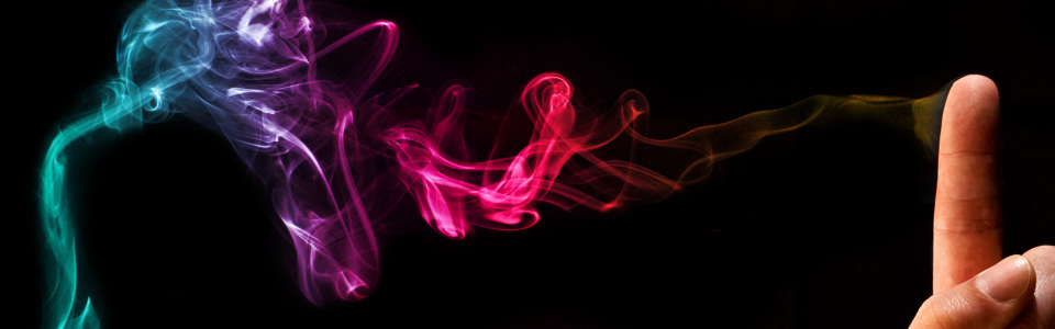 Abstract Art - Coloured Smoke