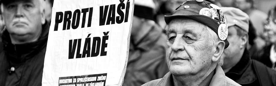 Documentary Photography - Financial Protest in Prague, 2011