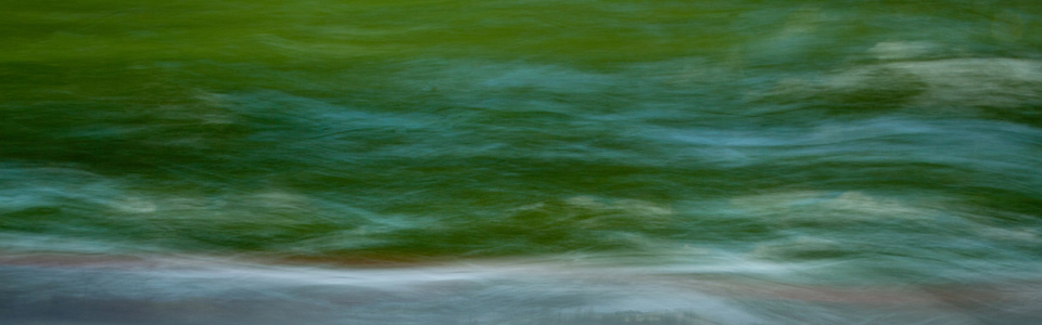 Abstract Art - Fields from a Moving Vehicle